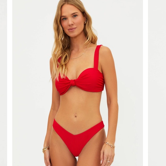 Beach Riot Red Bikini Bottom - Picture 14 of 15
